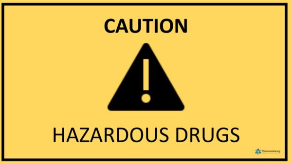 Hazardous Drug Sign USP 800 Compliance