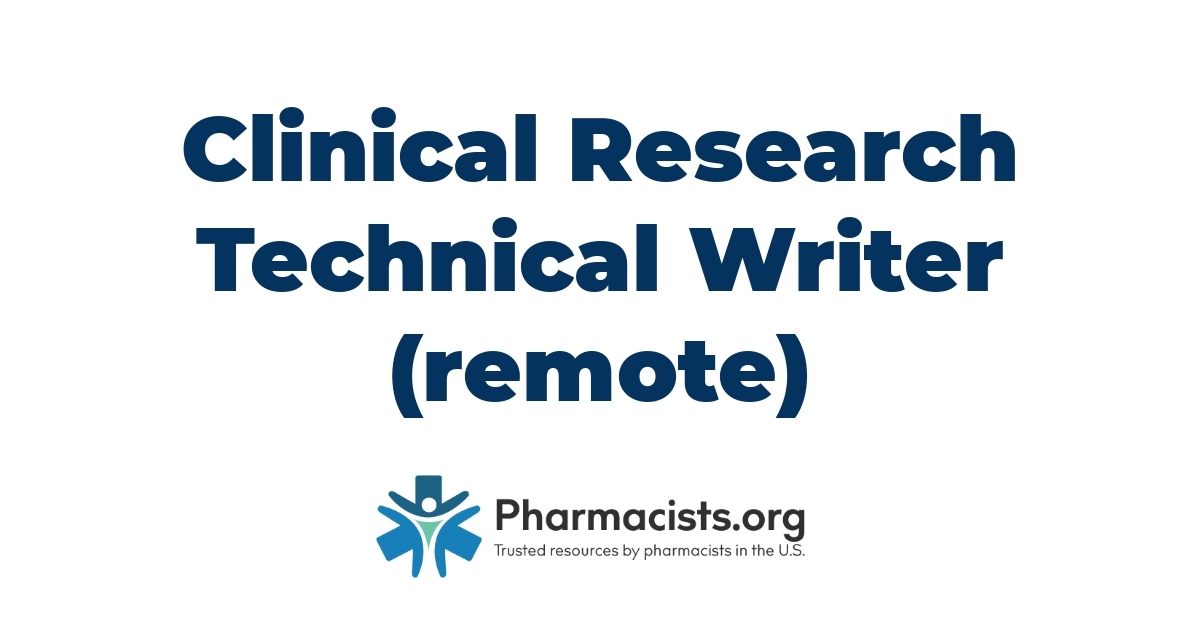 Clinical Research Technical Writer (remote)