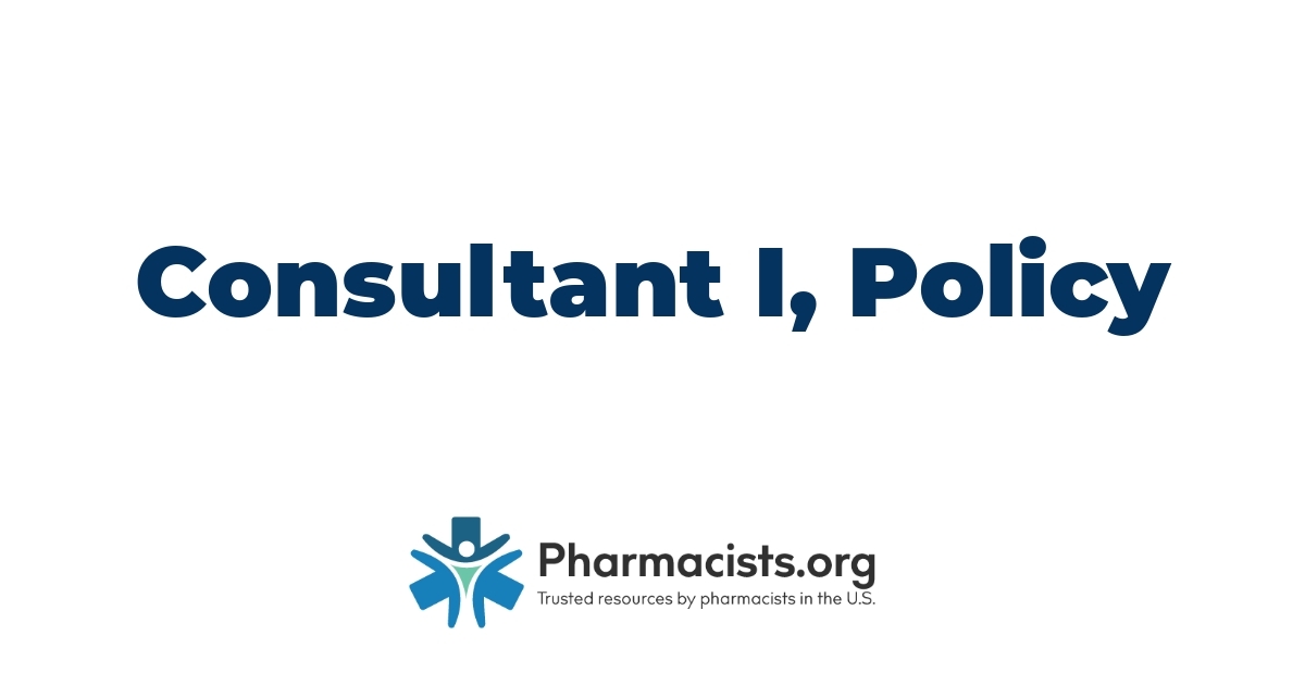 Consultant I, Policy