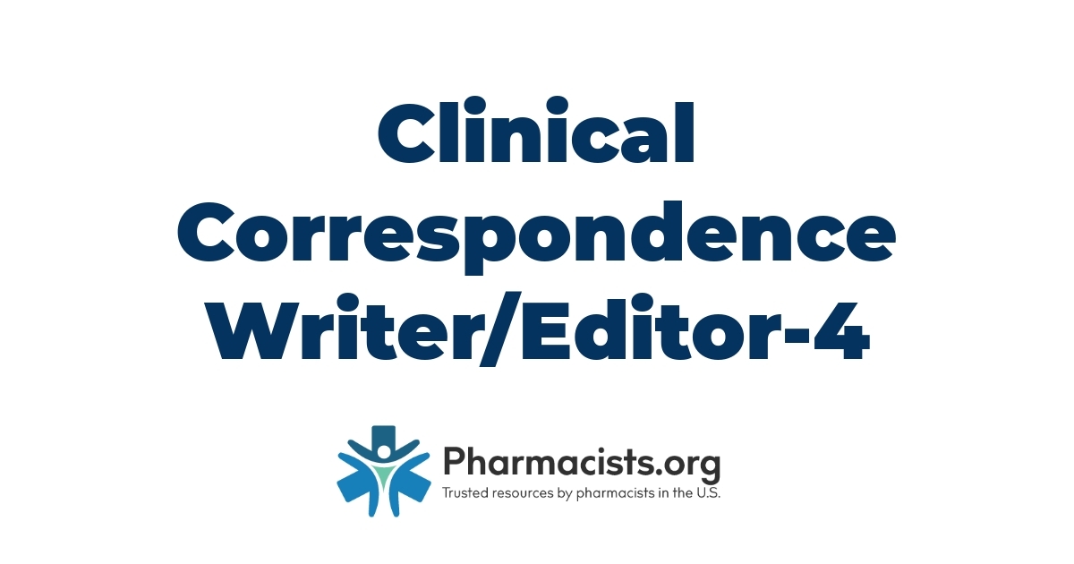 Clinical Correspondence Writer/Editor-4
