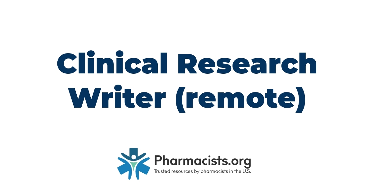 Clinical Research Writer (remote)