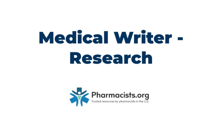 Medical Writer - Research